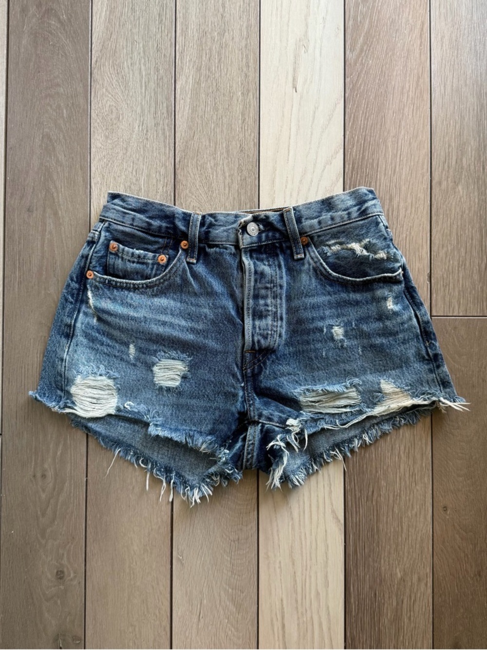 Levi's 501 Original Cutoff Denim Short